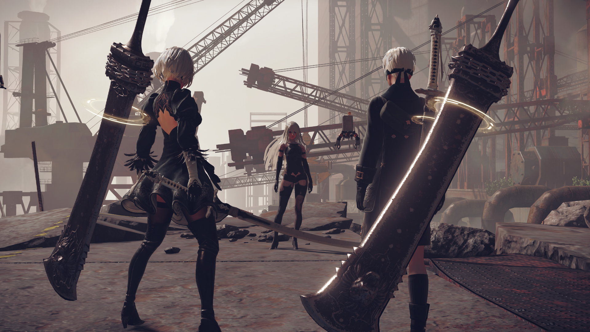 NieR: Automata, обзор, игра, PlatinumGames, Square Enix, андроиды, машины, сюжет, геймплей, визуальное исполнение, звук, музыка